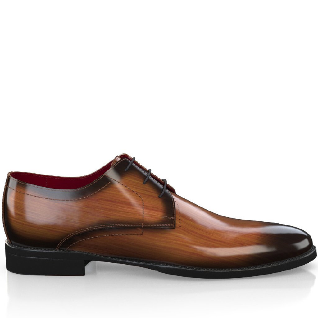 Yash Leather Handmade Patina Leather Oxfords For Men